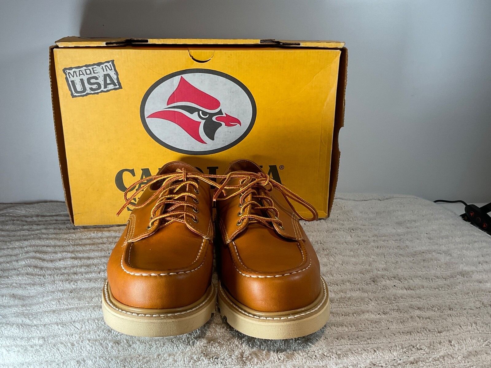 NOS MENS CAROLINA CUSHIONED ALPINE OXFORD 77 MULTIPLE SIZES – SOFT TOE