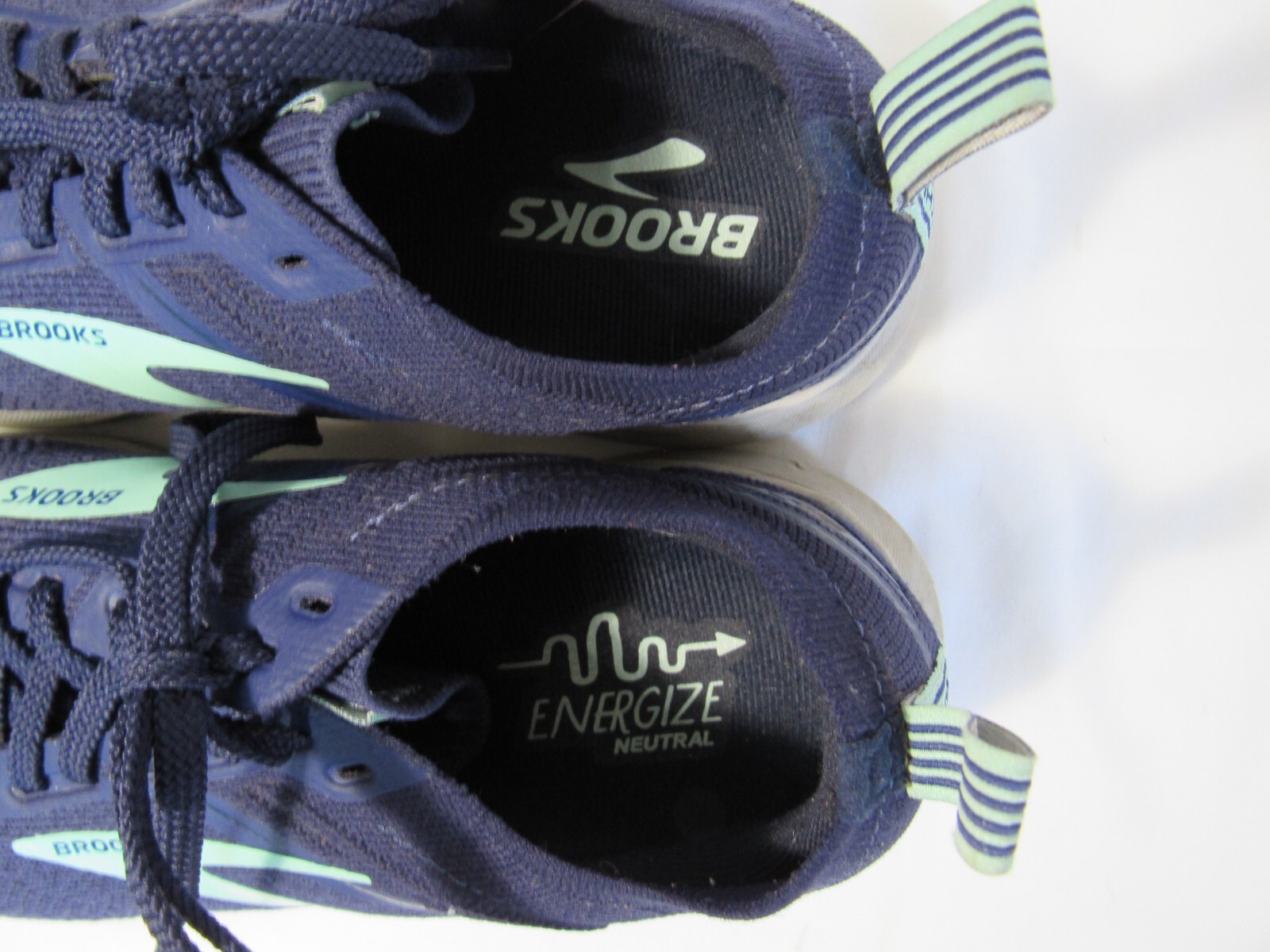 Brooks Ricochet 3 Blue DNA AMP Womens Running Sneaker Shoes Size 9B EUC
