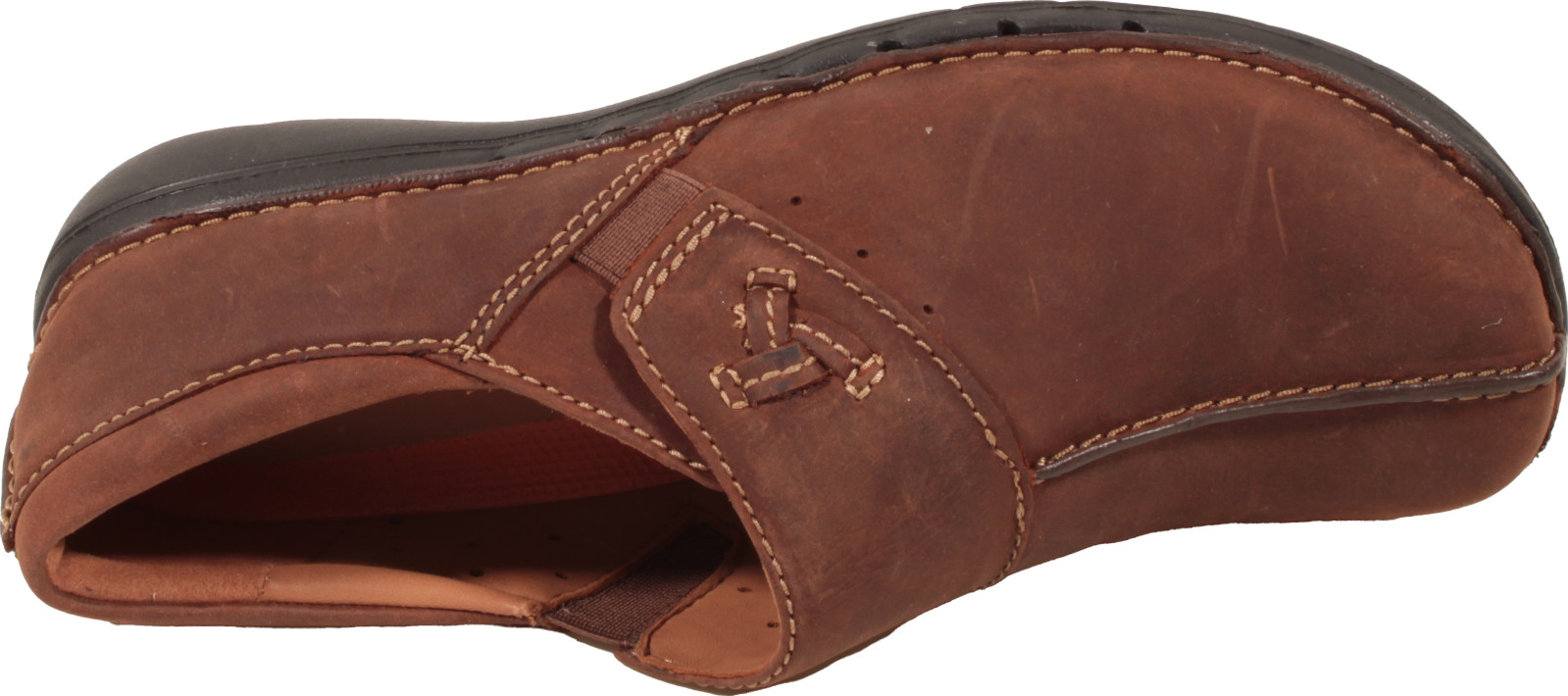 Clarks Un Loop Ave Womens Loafer Dark Tan Leather US Size 7 M