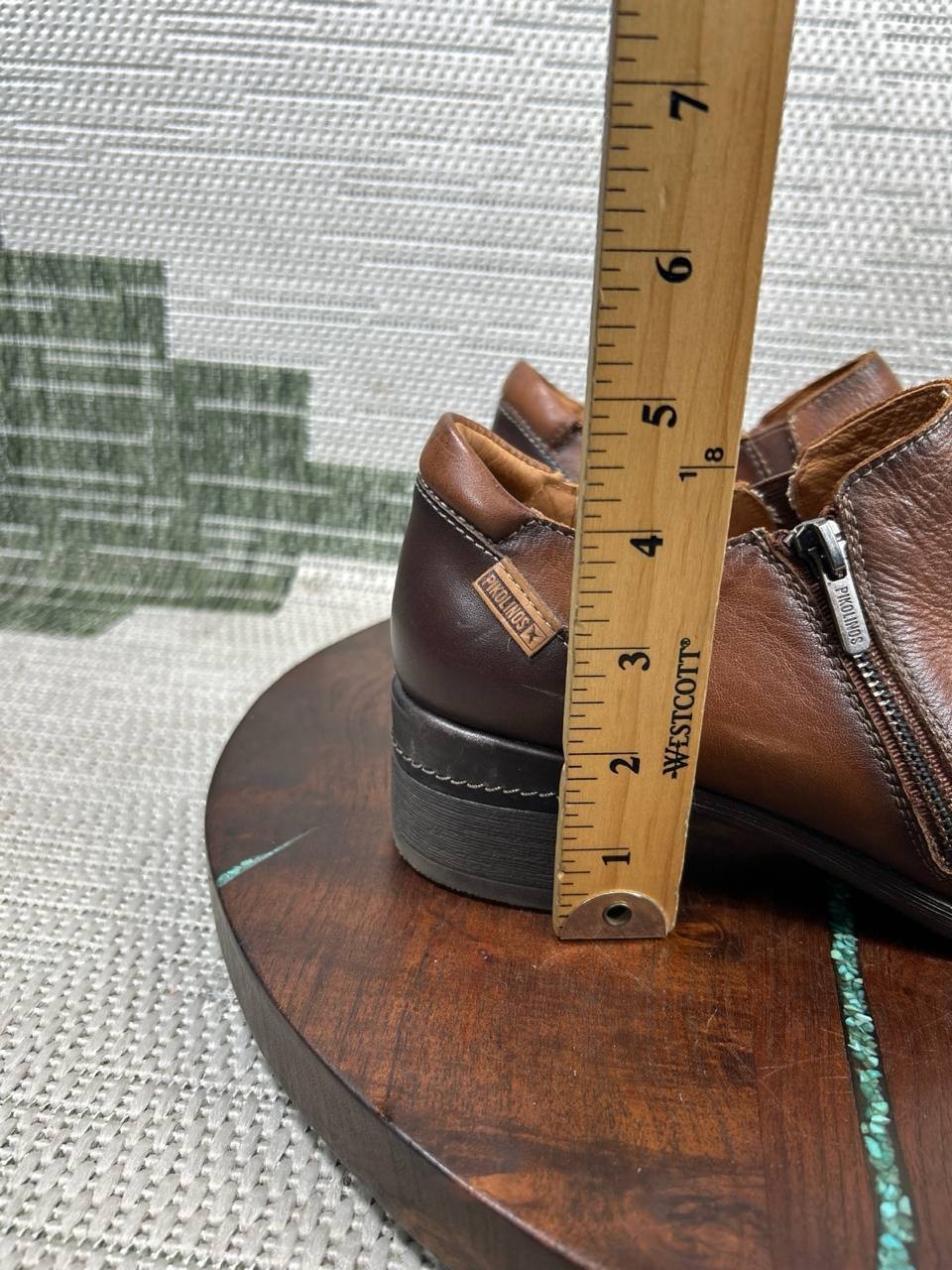 Pikolinos Shoes Womens Size 40 Eu 9.5 Us Malaga W6w-5673c1 Brown Leather Block