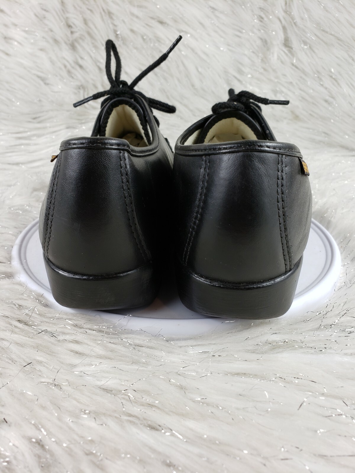 SAS Handsewn Black Leather Moc Toe Loafers Black Size 10.5 M