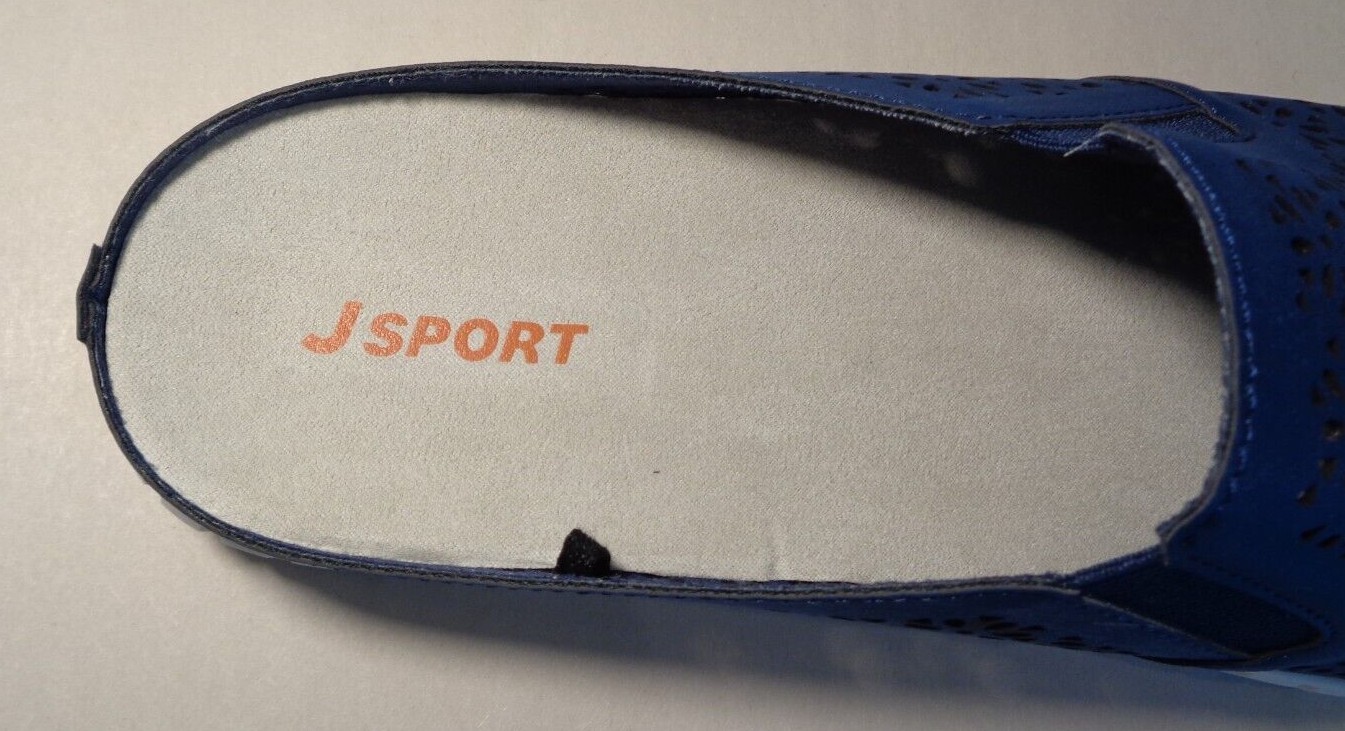 JSport by Jambu Size 8 M FLORAL MULE Navy Slip On Loafers New Women’s Shoes
