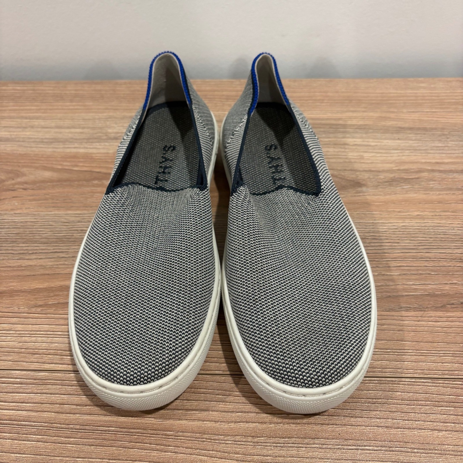 Rothy’s The Sneaker Slip On Womens Grey Size 7 Sustainable Knit Washable Shoes