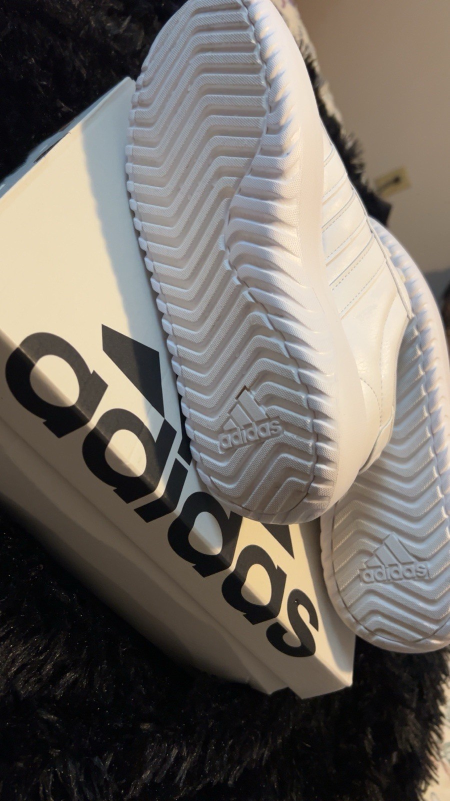 Size 9.5 Women’s White Adidas Grand Court Tennis Shoes Sneakes Sneakers New
