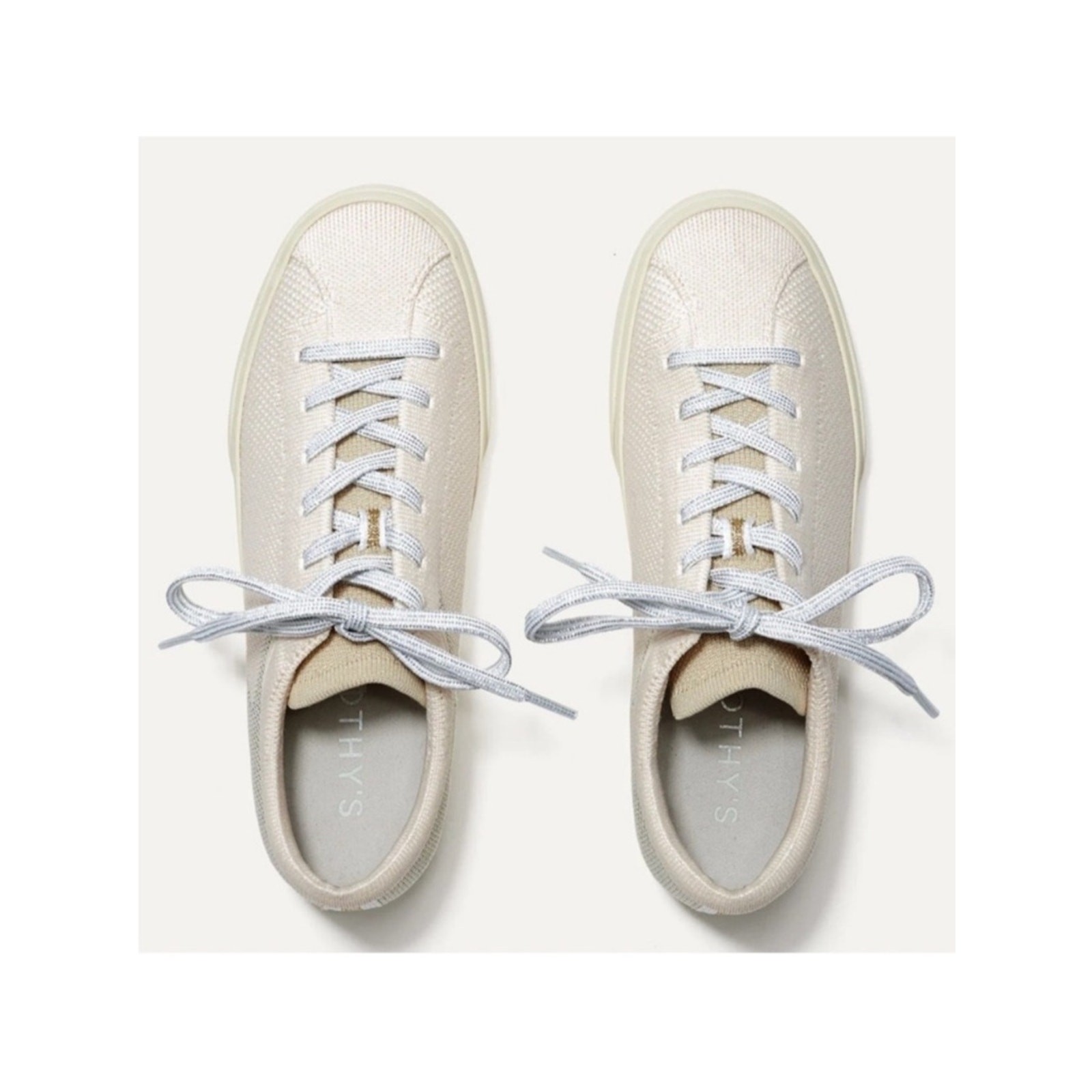 Rothy’s Lace Up Sneaker – Diamond Twill – Size 12.5