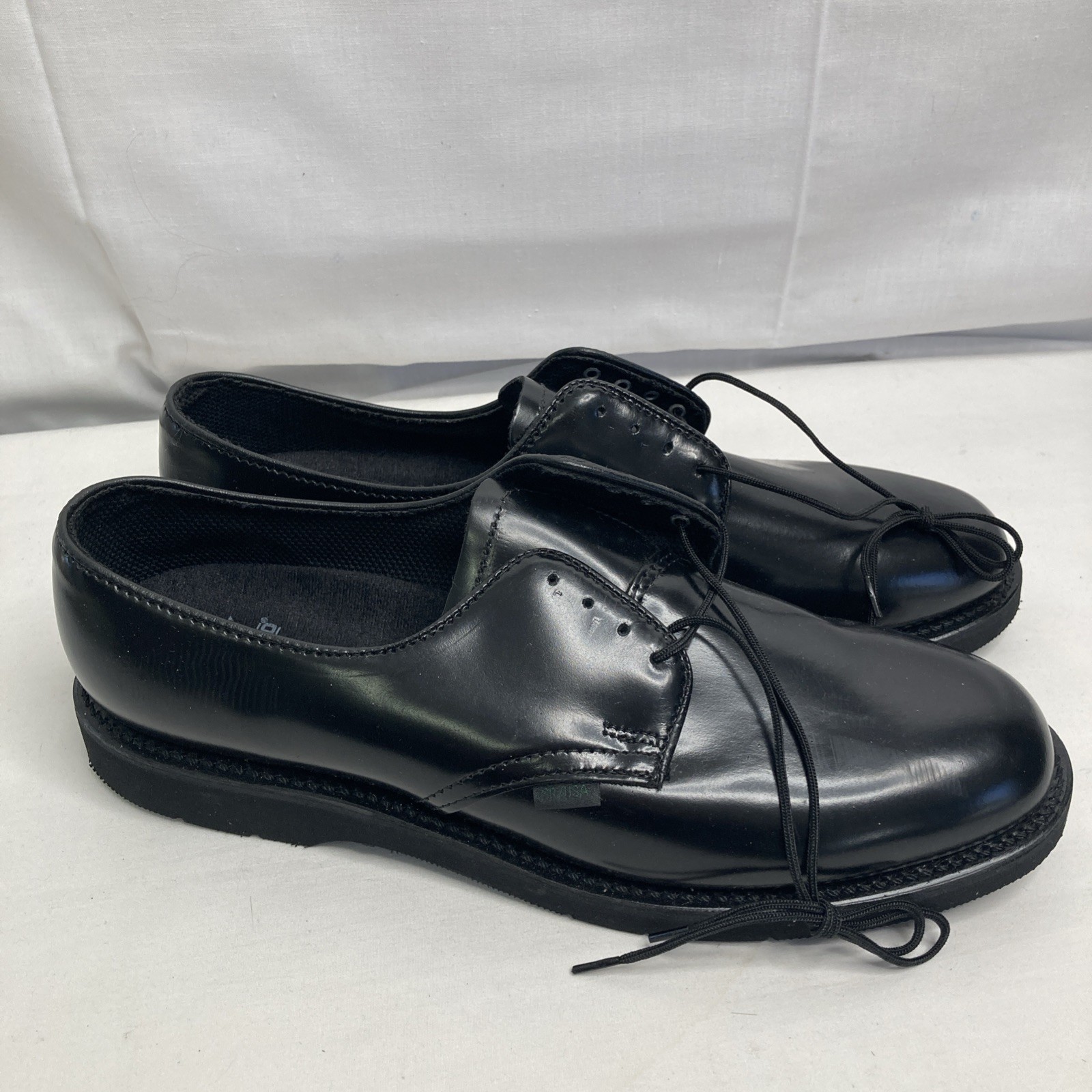 Thorogood Shoe Lady Oxford 534-6145 Black Genuine Leather Lace Up Women’s 10.5 N