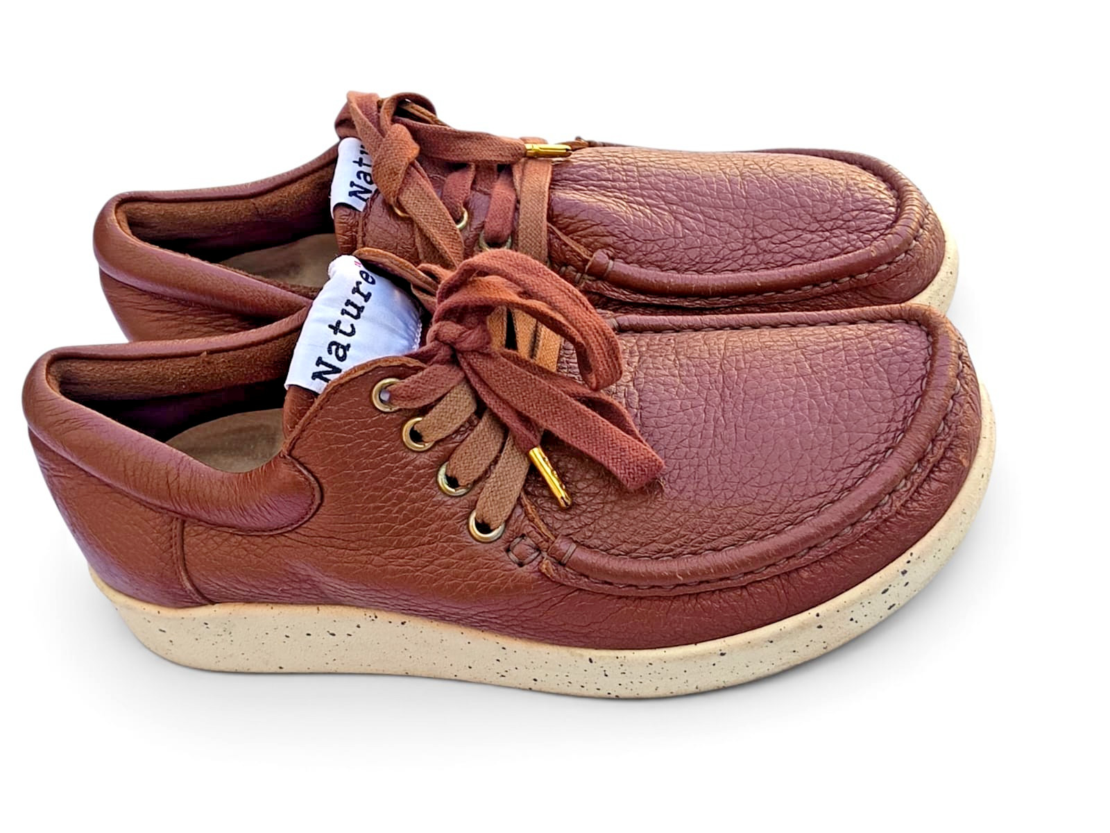 Nature Footwear Anna Brown Leather Moccasin Comfort Shoes Women’s US 9 EU 40