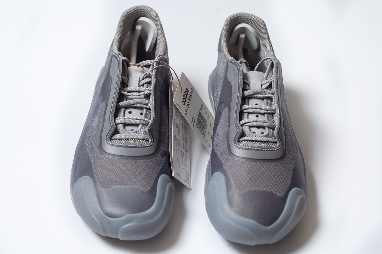PRADA Luna Rossa Womens Gray Sneakers Size 39 1/3 F / 6 1/2 US