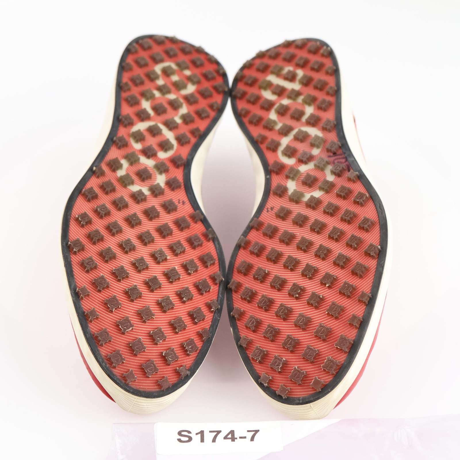 ECCO Womens S-Lite Golf Shoe Size 41 10 Waterproof Red Leather Spikeless Sneaker