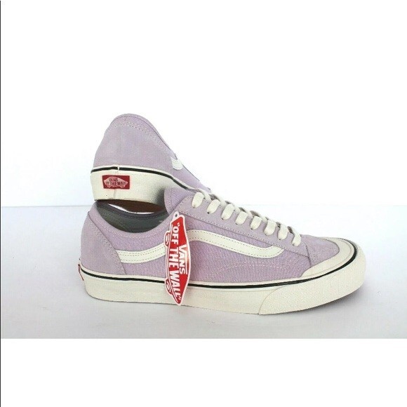 Vans style 36 Decon lavender purple suede canvas sneaker shoes woman sz 12.5 new