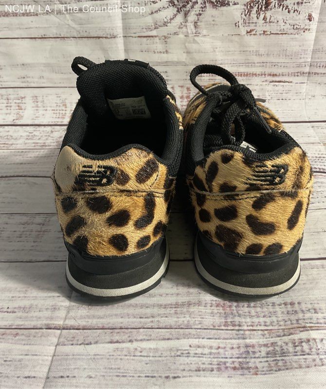 J Crew Edition Size 6.5 – New Balance 996 Low Leopard Pony Hair Sneakers