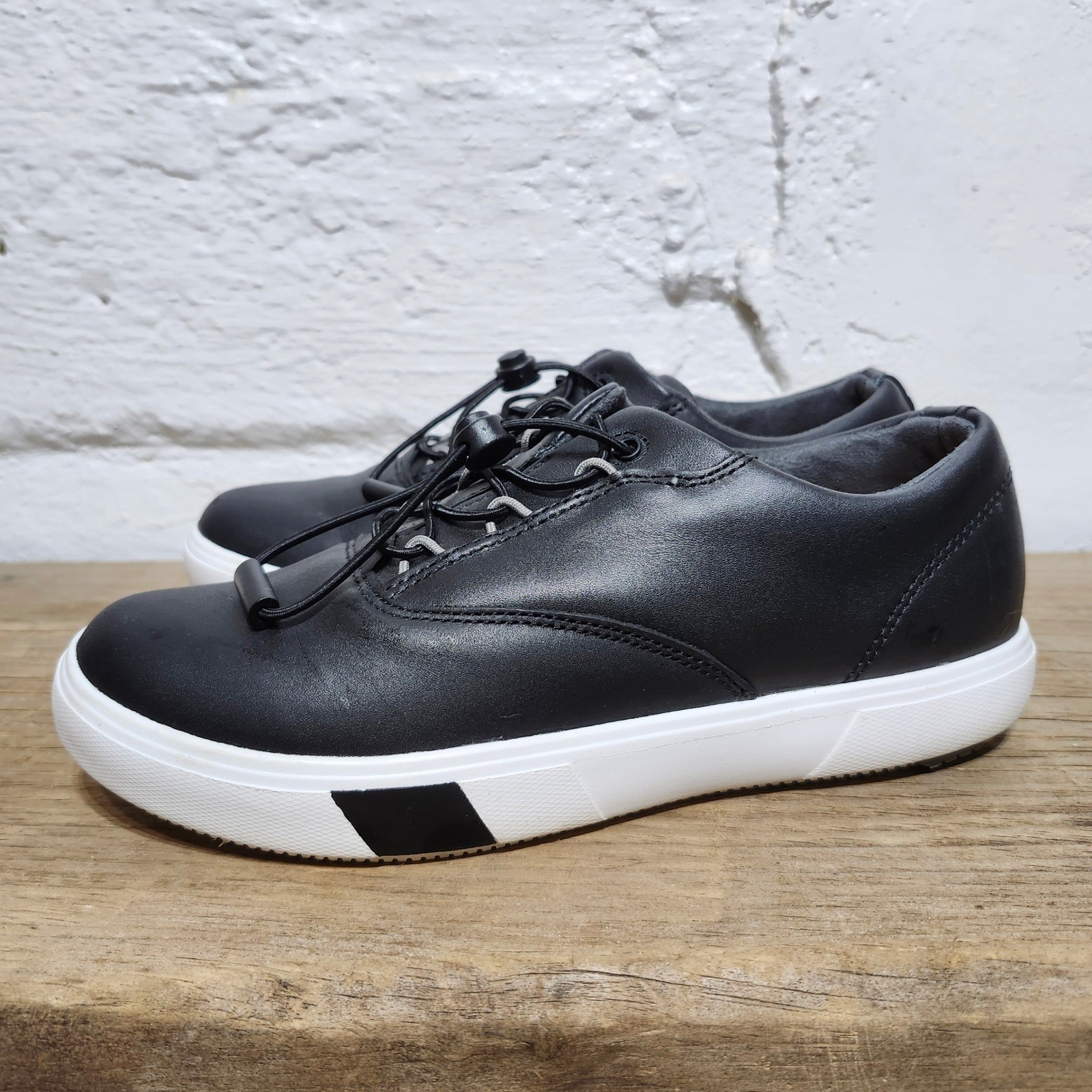 Anodyne No. 93 Black Leather Comfort Walking Shoes Womens 7M Orthopedic Sneaker
