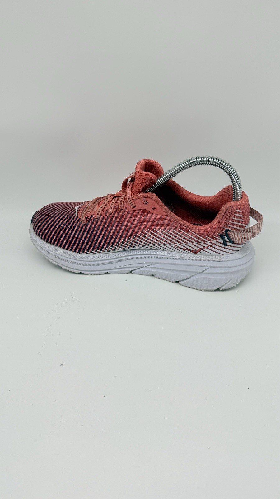 HOKA ONE ONE Rincon 2 Women’s Lightweight Lace-Up Sneakers Coral Sz 7