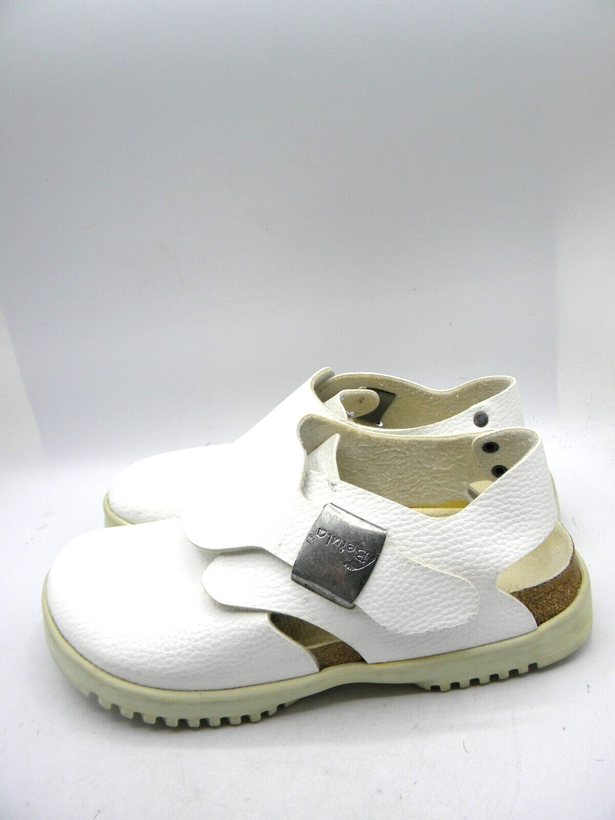 Birkenstock Betula White Monk Strap Slingback Clogs Size EU 37 US 6 Narrow