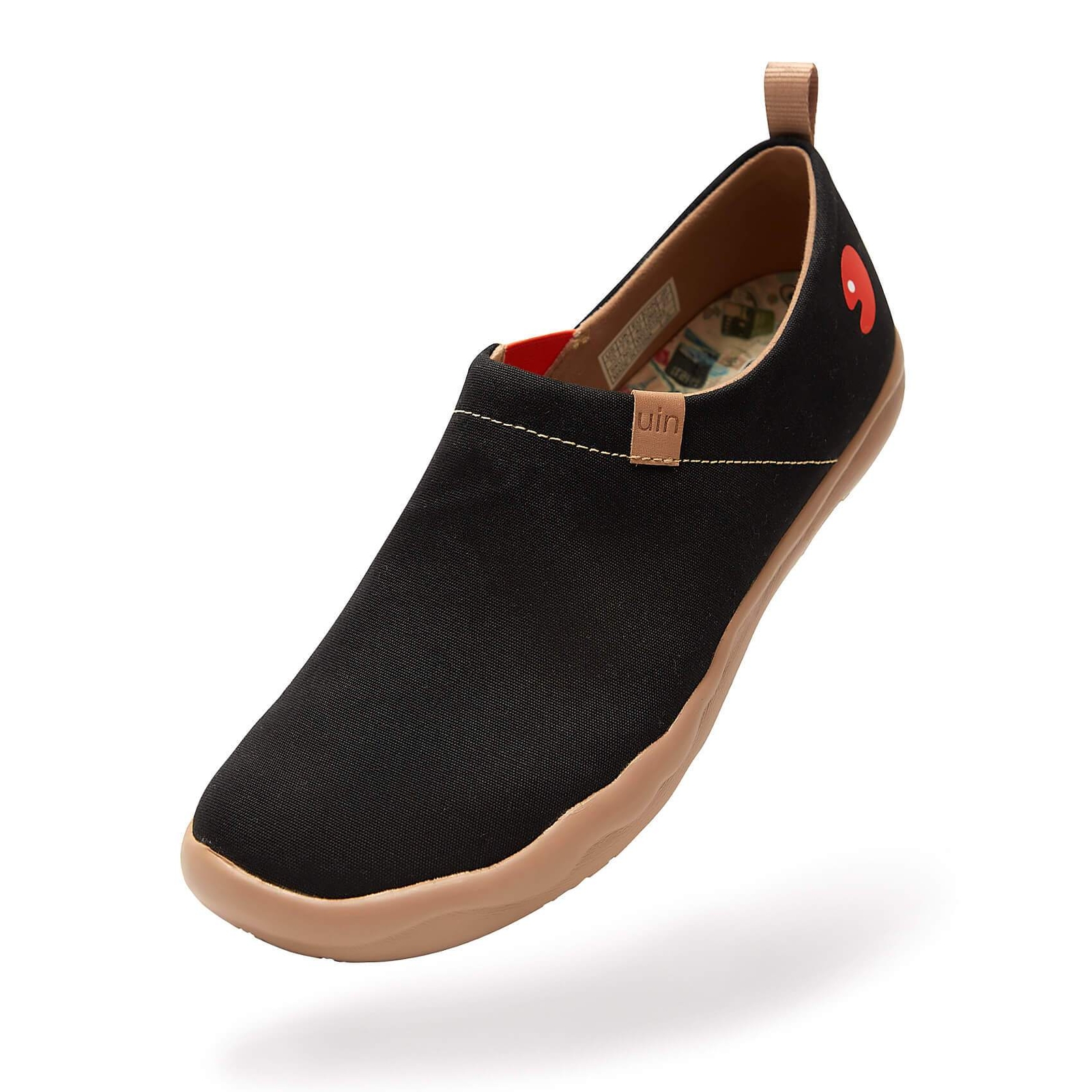 Women Size 5-12 UIN Slip On Shoes Canvas Comfortable Loafers “Toledo Black”