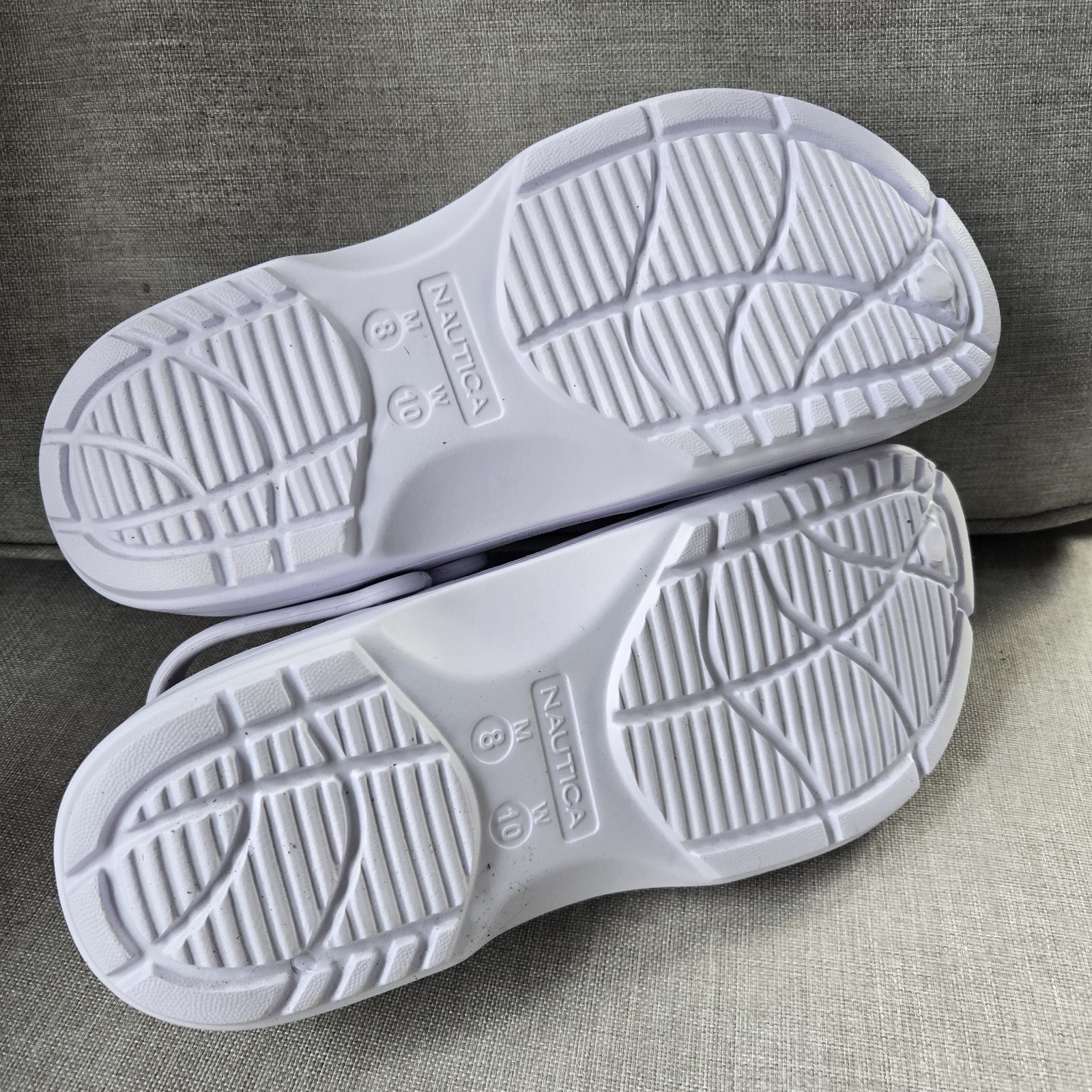NAUTICA River Edge Eva Women’s Size 10 WHITE Clog Slides New In Box
