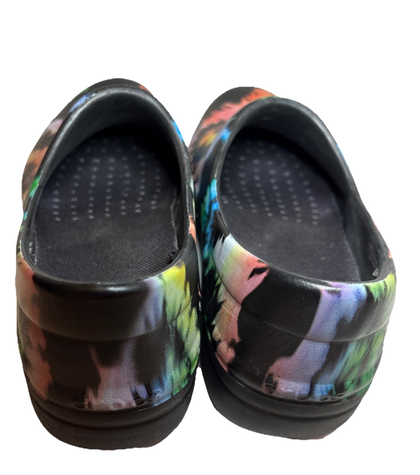 Crocs Neria Pro II Tie Dye Clogs Women’s Size 7 Slip Resistant EUC