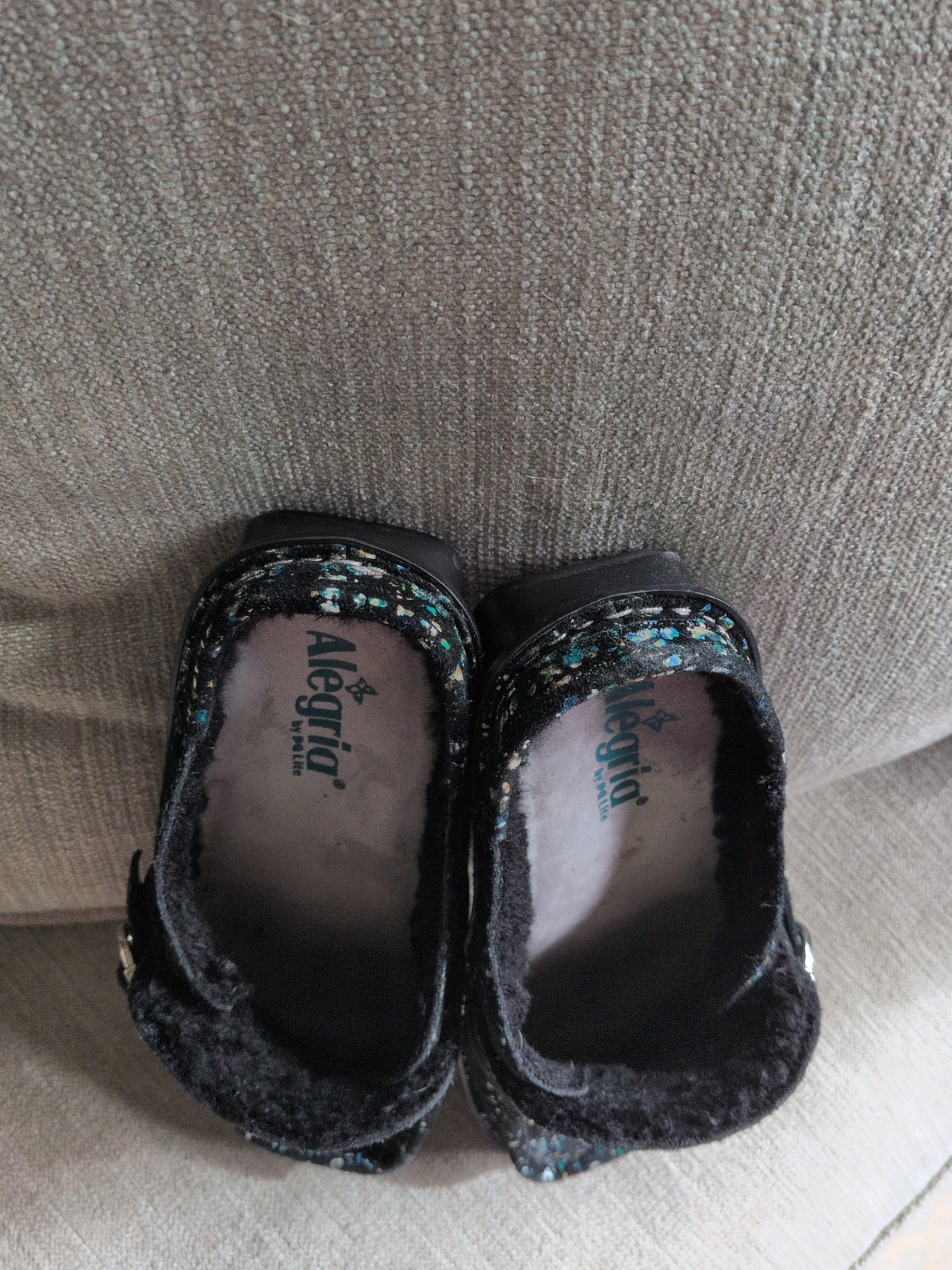 Alegria Brigid Women’s Posh Slip-On Geometric Pattern Mules Size 39 EU
