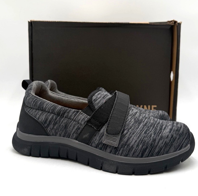 ANODYNE SPORT TRAINER Women’s NEW Orthopedic Shoes Black/Grey US Size 7.5 W