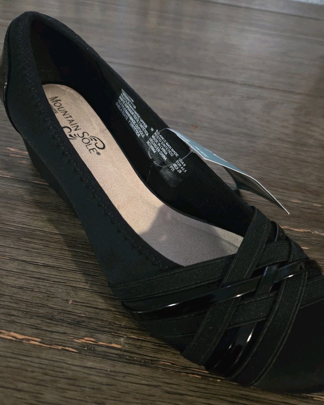 New Cliffs by White Mountain Bowie Wedge Women’s Shoes Wide Width Multi-Size