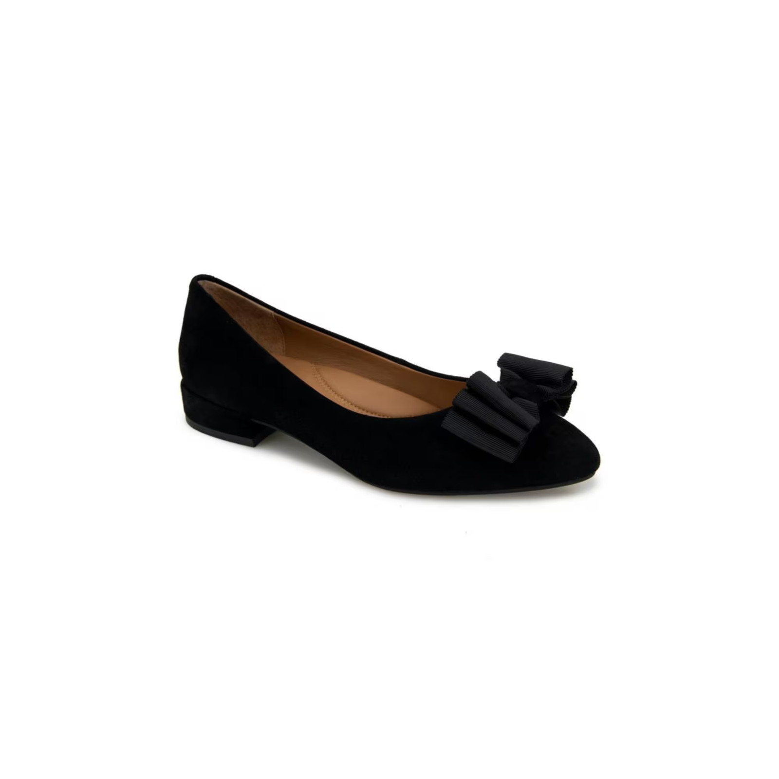 Women’s Gentle Souls Atlas Slip-On Flats Black- Suede, Textile