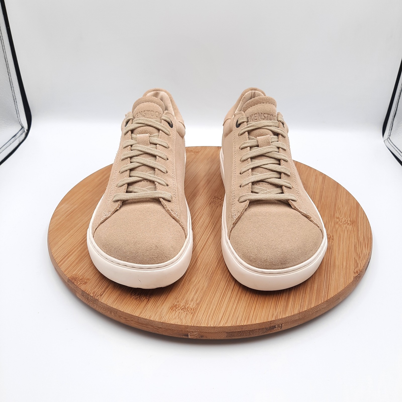 Birkenstock Bend Low Womens Size 39 US 8 Shoes Tan Suede Leather Casual Sneakers