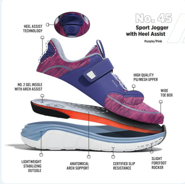 Anodyne No. 45 Sport Motion Hands Free Women s Comfort Walking Shoes