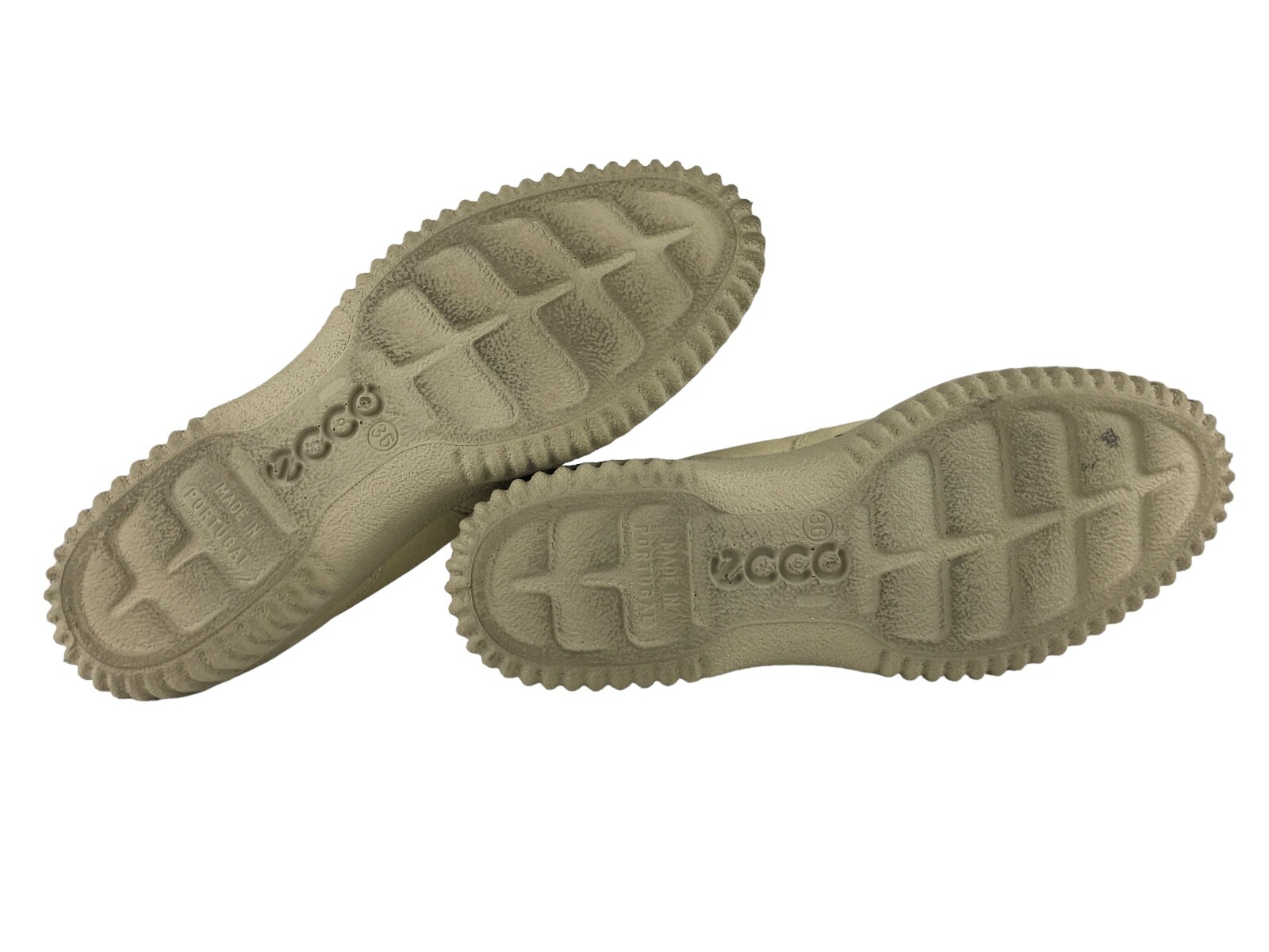 Ecco Womens Beige Leather Round Toe Casual Mary Jane Shoes Size EUR 36 US 5.5