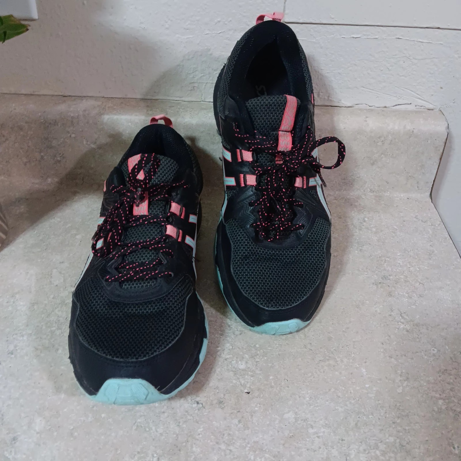 ASICS Gel Venture 8 Womens Size 9.5 Wide Sneakers 1012A708 Black 3564