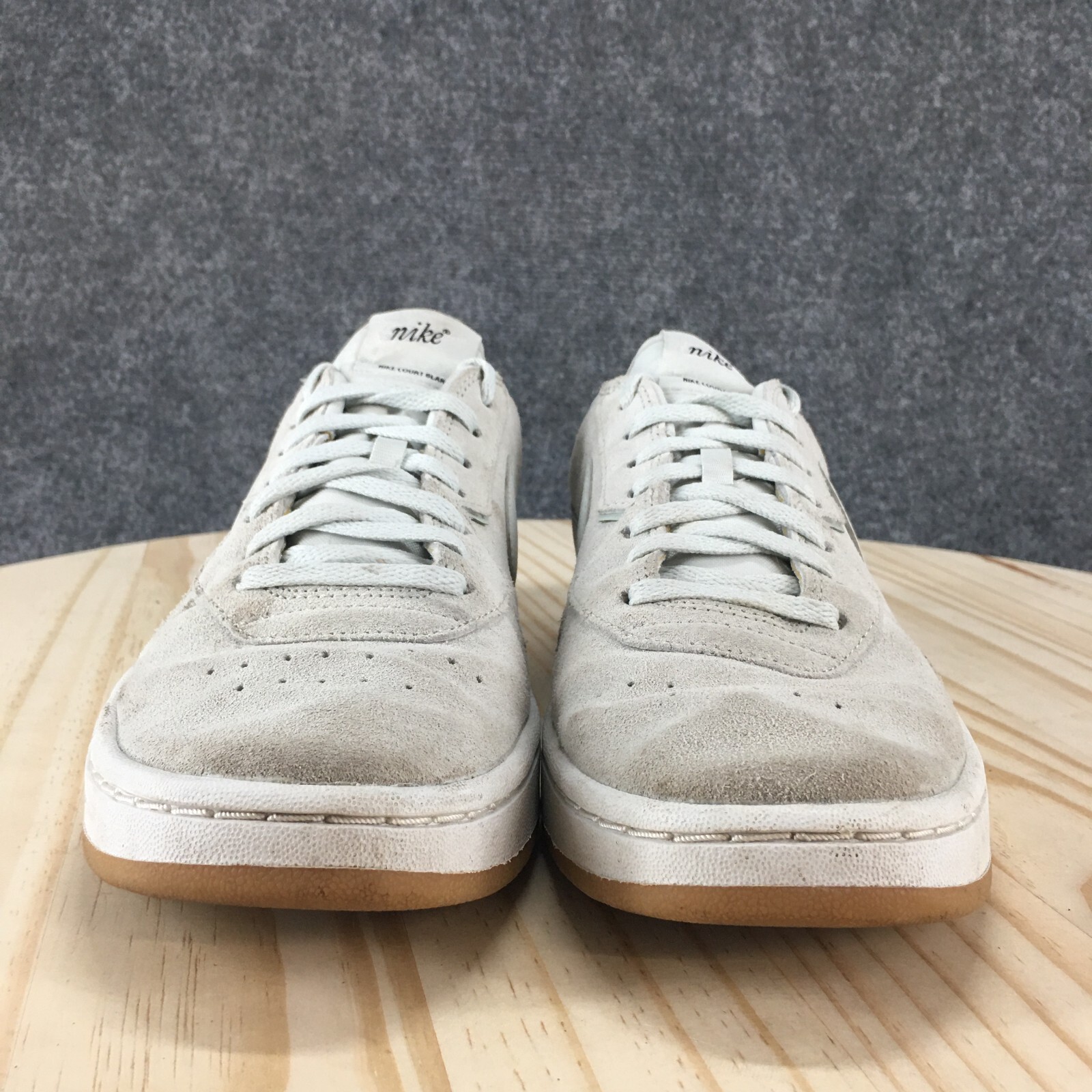 Nike Shoes Womens 10 Court Blanc Sneakers Gray Lace Up Low Top Casual CK6533-001