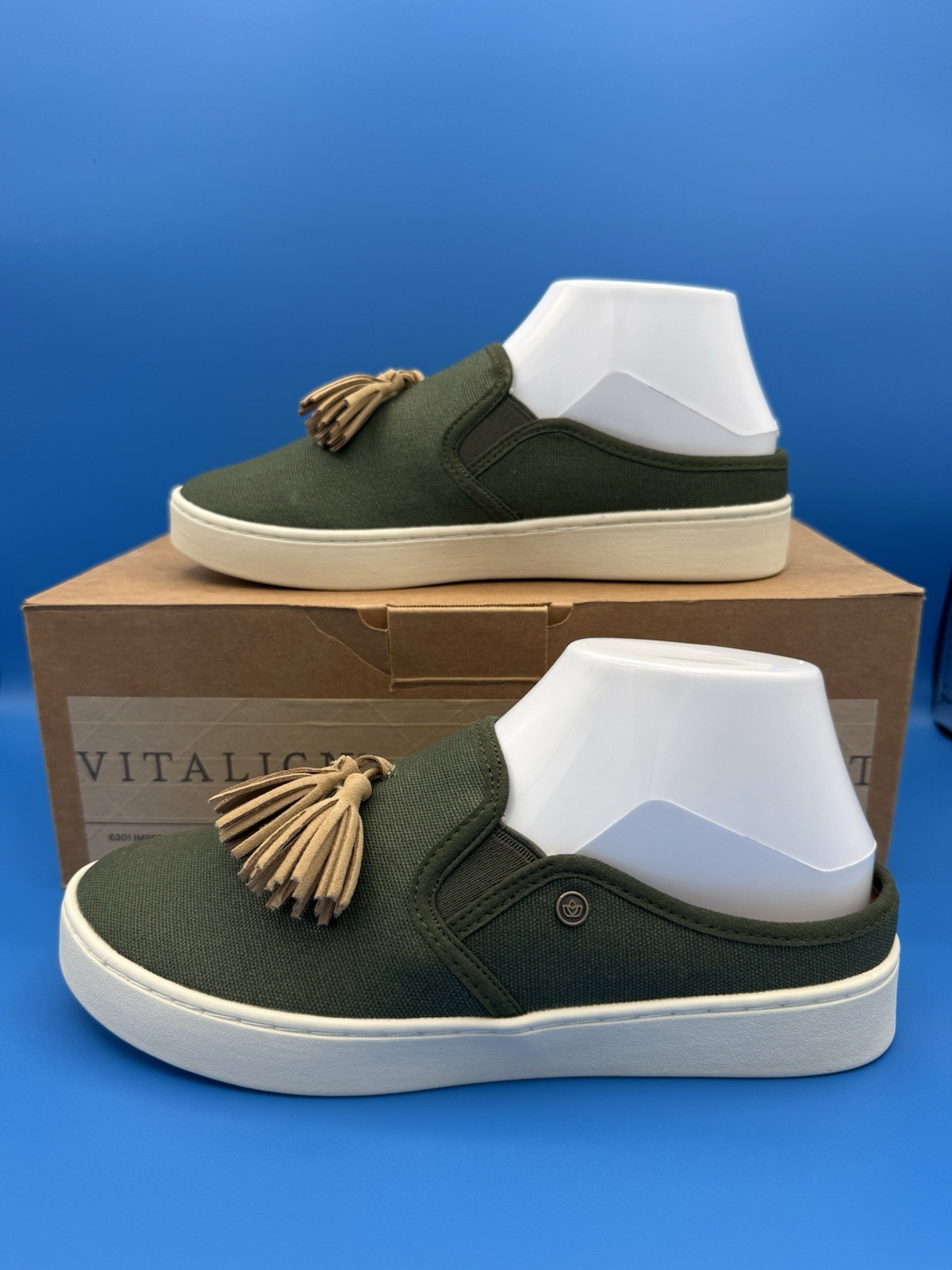 Spenco Celine Slide Women’s Size 7.5 Hunter Green Orthotic Slip On Shoes Mules