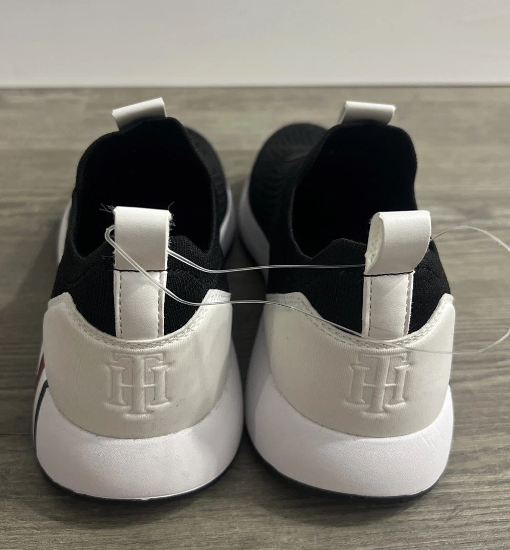 Tommy Hilfiger Adaptive Women’s Aminaz Slip On Sneakers Rubber Shoes Black Sz 9M