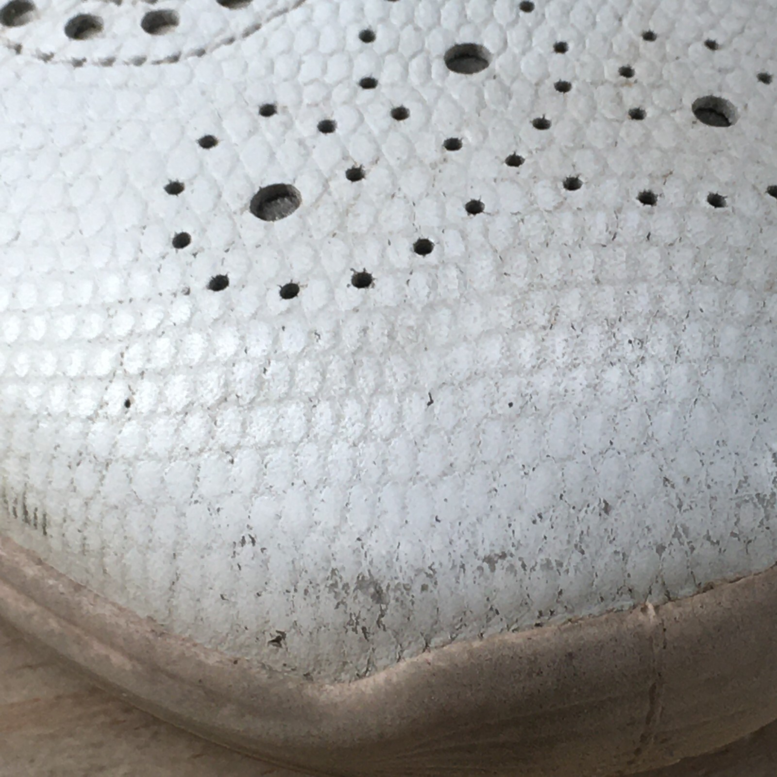ECCO Shoes Womens 6.5 S-Classic Hydromax Wingtip Oxford Sneakers White Leather