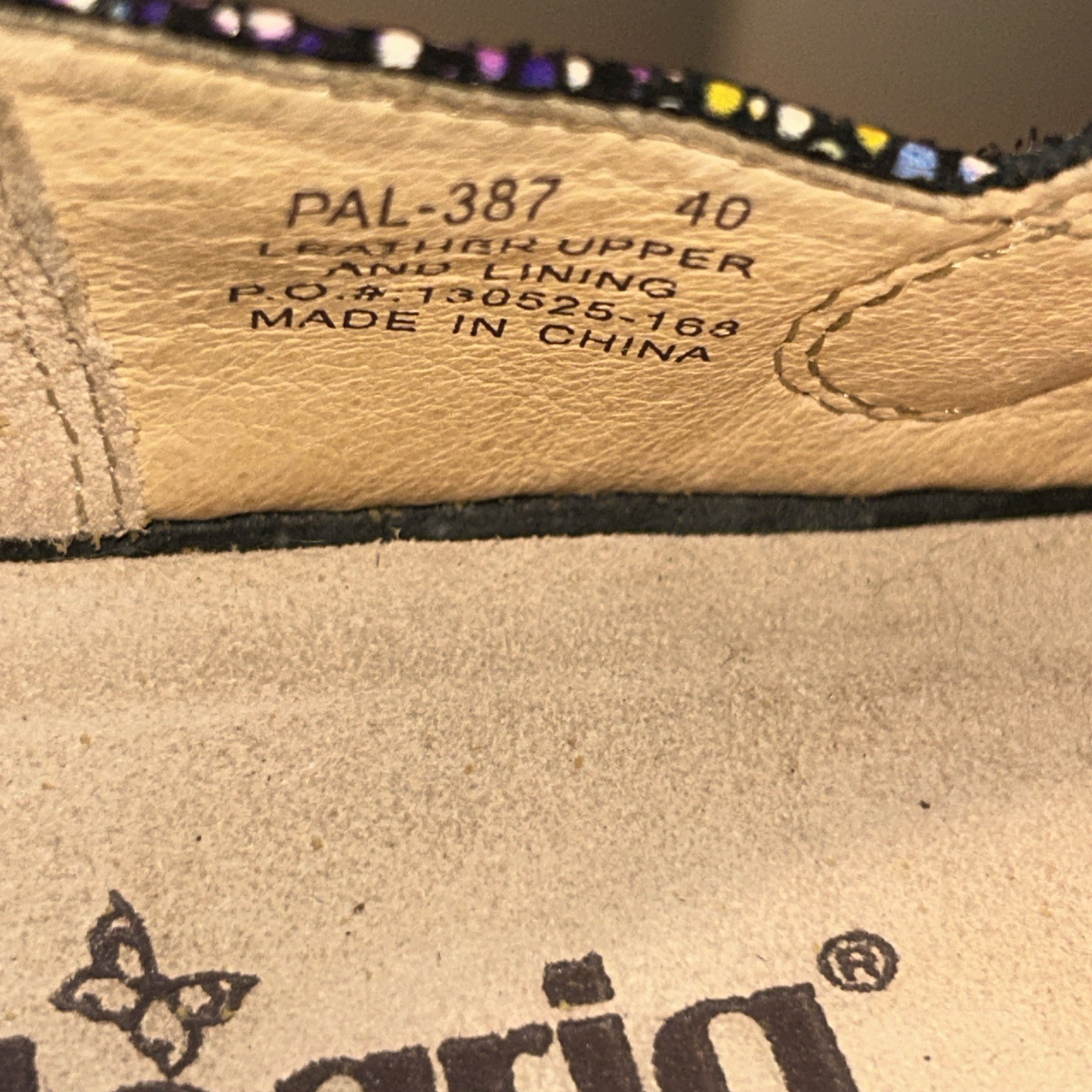 Alegria Paloma Bullseye Mary Jane Clogs Leather Womens 9.5 /40