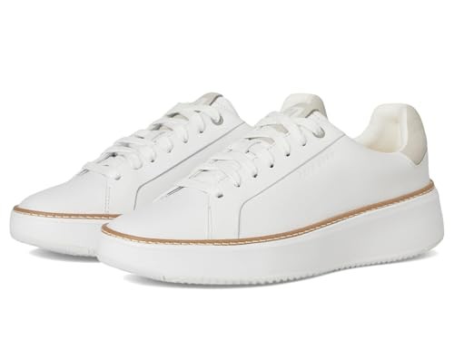 W24775 COLE HAAN WOMEN’S GRANDPRO TOPSPIN SNEAKER WHITE/DOVE SIZE 9.5