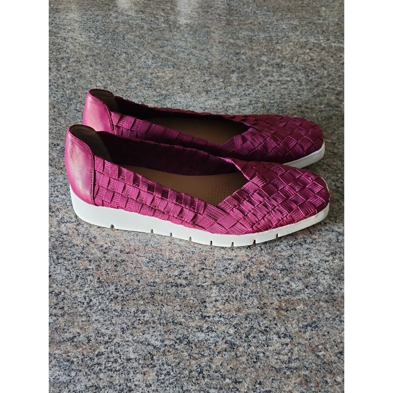 Corso Como Illana Wedge Magenta Braided Slip-On Size 10 – Chic Comfort Style