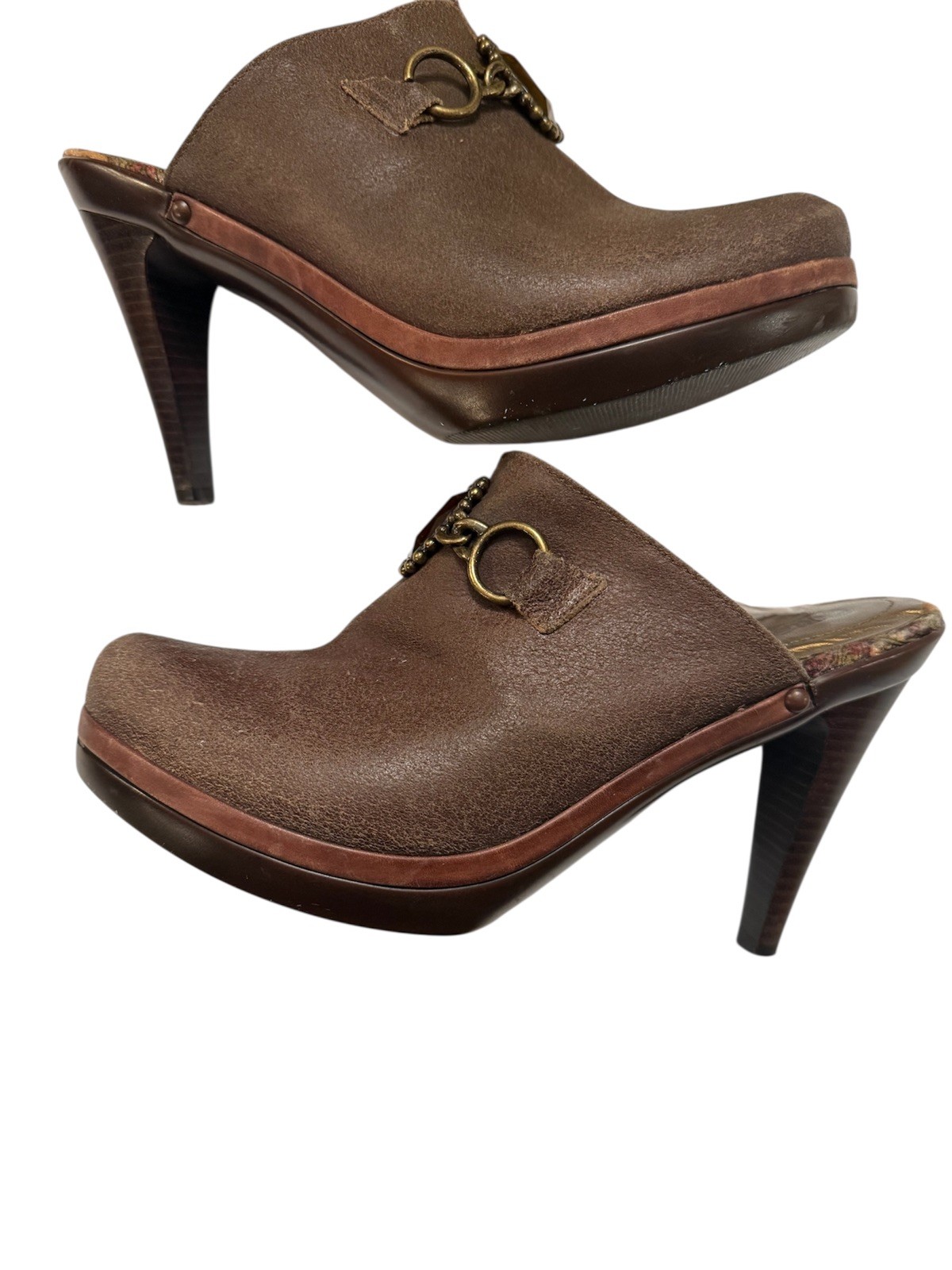 Carlos by Carlos Santana Deputy Clogs Size 8M Made in Brazil