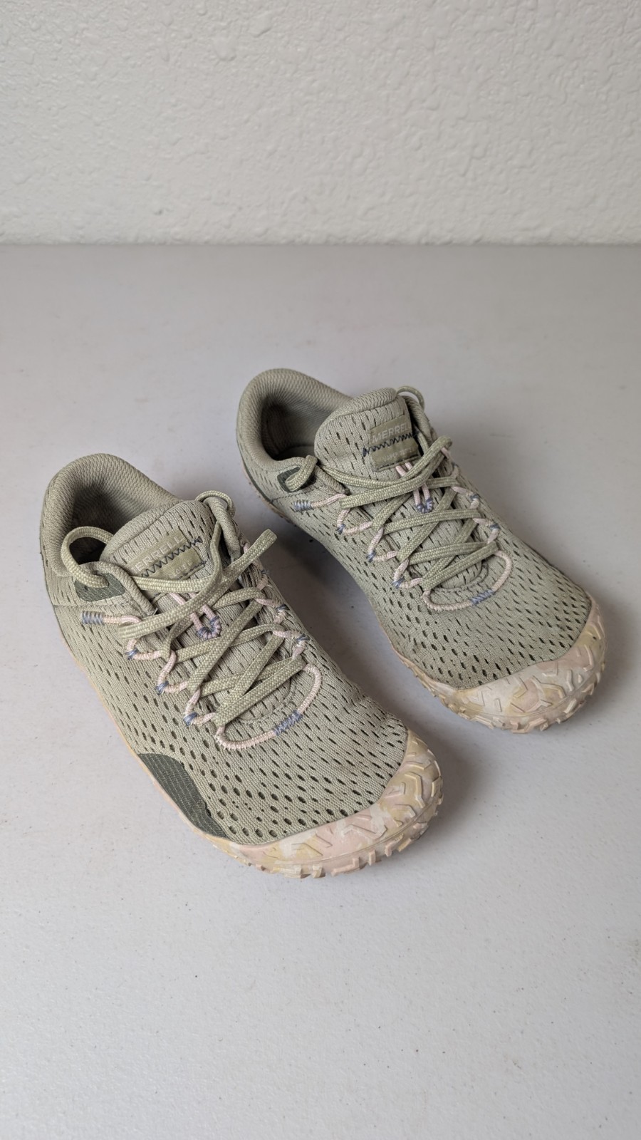 Merrell Vapor Glove 6 Vibram J068514 Barefoot Basil Mesh Minimal Shoes Womens 7