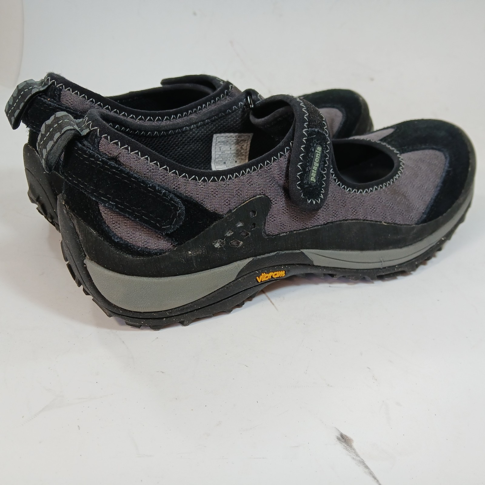 Patagonia Womens Size 8 Kenosha Black Performance Mary Jane Suede Flats Shoes