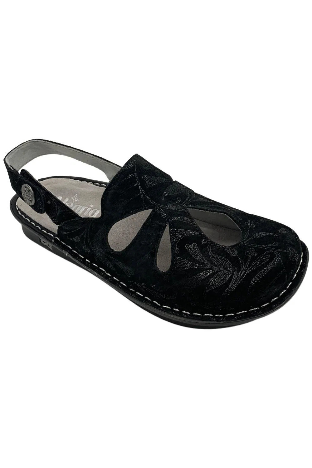Alegria Women’s Leather Adjustable Backstrap Clogs Linda Vinely
