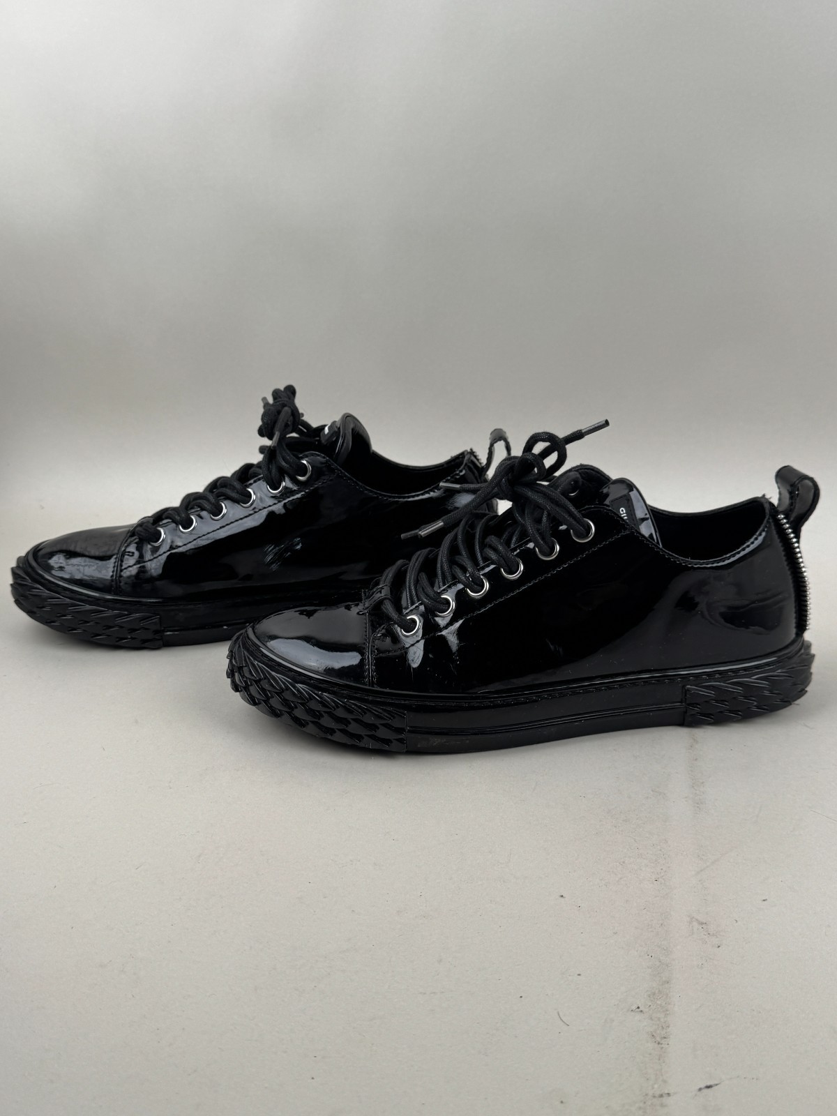 Giuseppe Zanotti Low-top Bladder All Black Sneakers Size: 42.5 US 9.5
