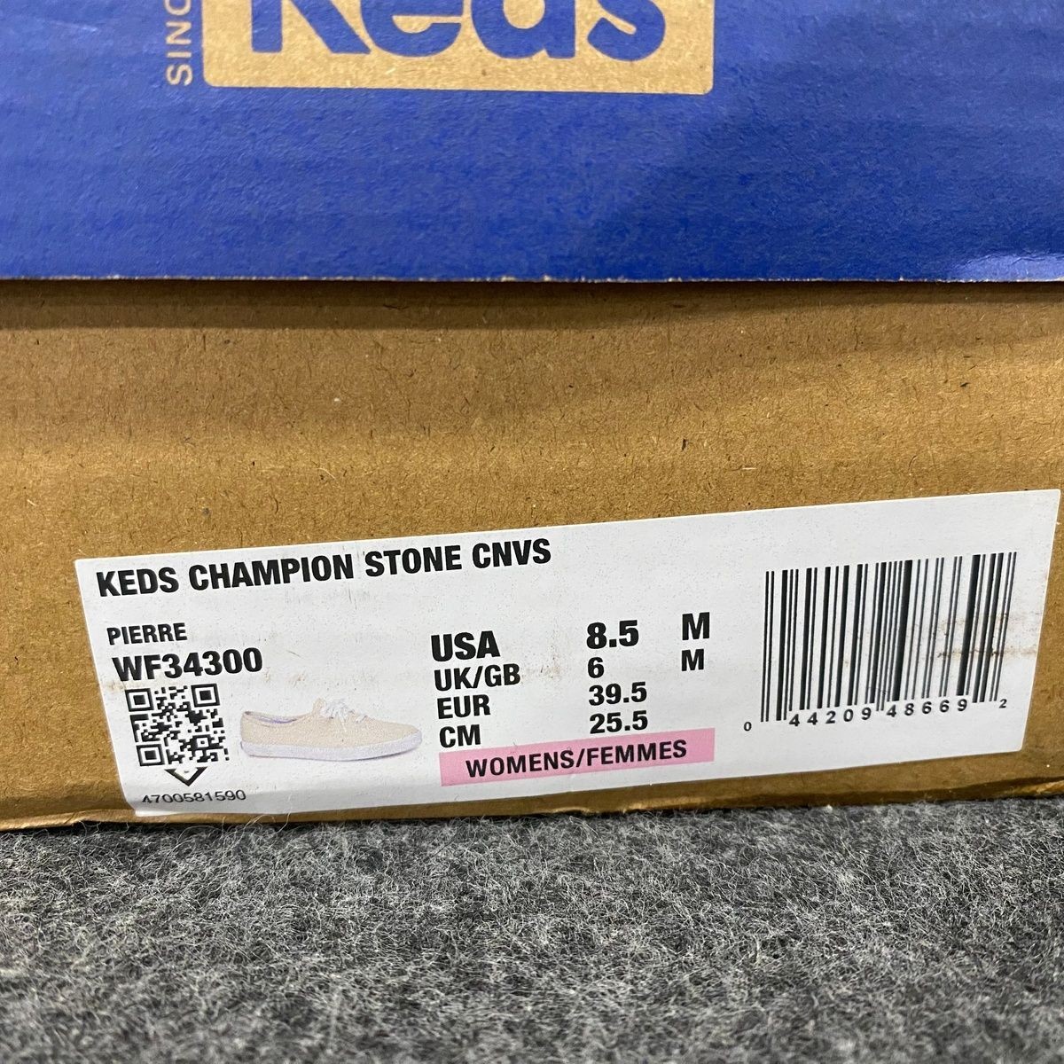 KEDS Champion Original Sneakers Women’s Size 8.5 M Stone WF34300