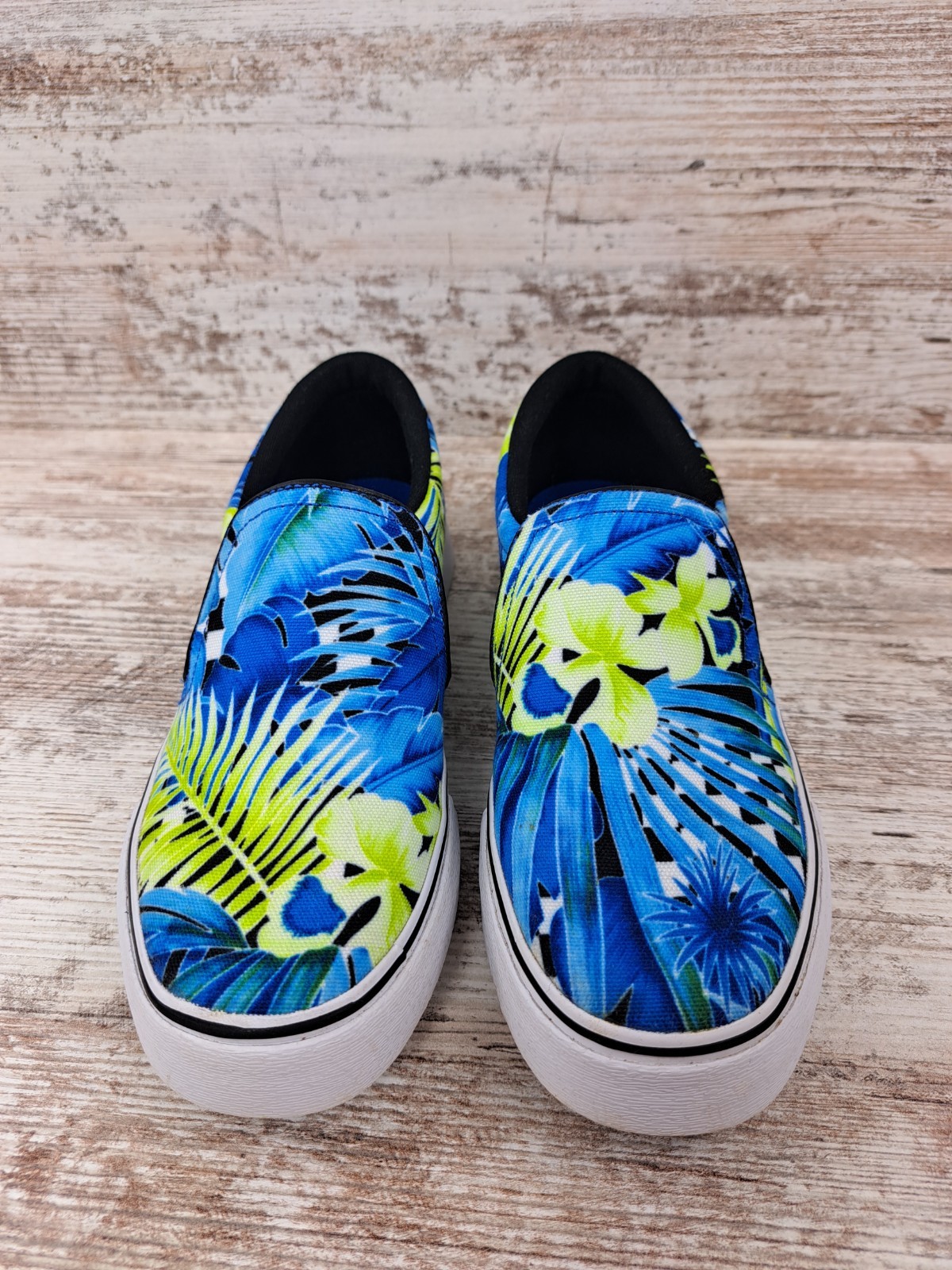 Nike Court Royale AC Slip On Canvas Casual Tropical Beach Shoes Womens Size 6
