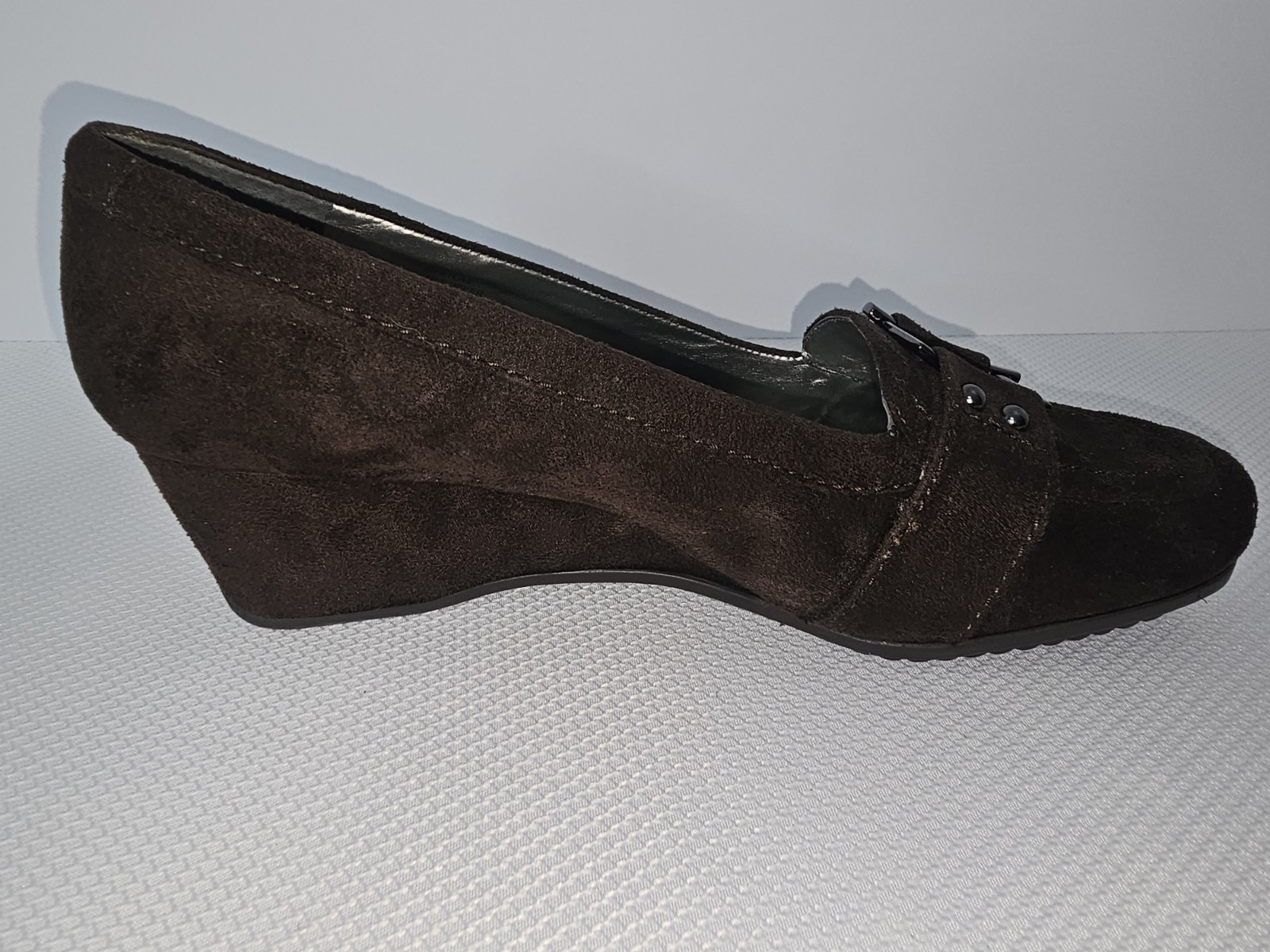 Marc Fisher Women’s Atlas2 -Brown- Wedge Loafers/Heels Sz 9 M – NIB*, NEVER USED