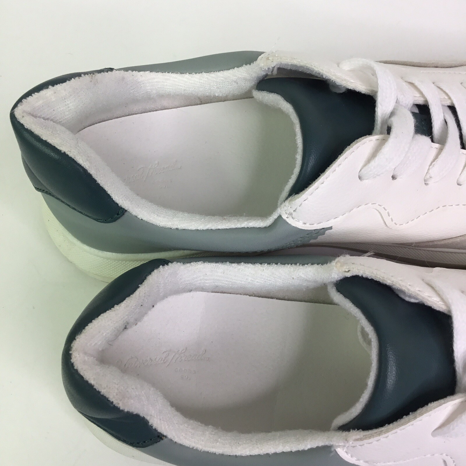 Universal Thread FLORA Womens Fashion Sneakers White Blue Shoe Size 10