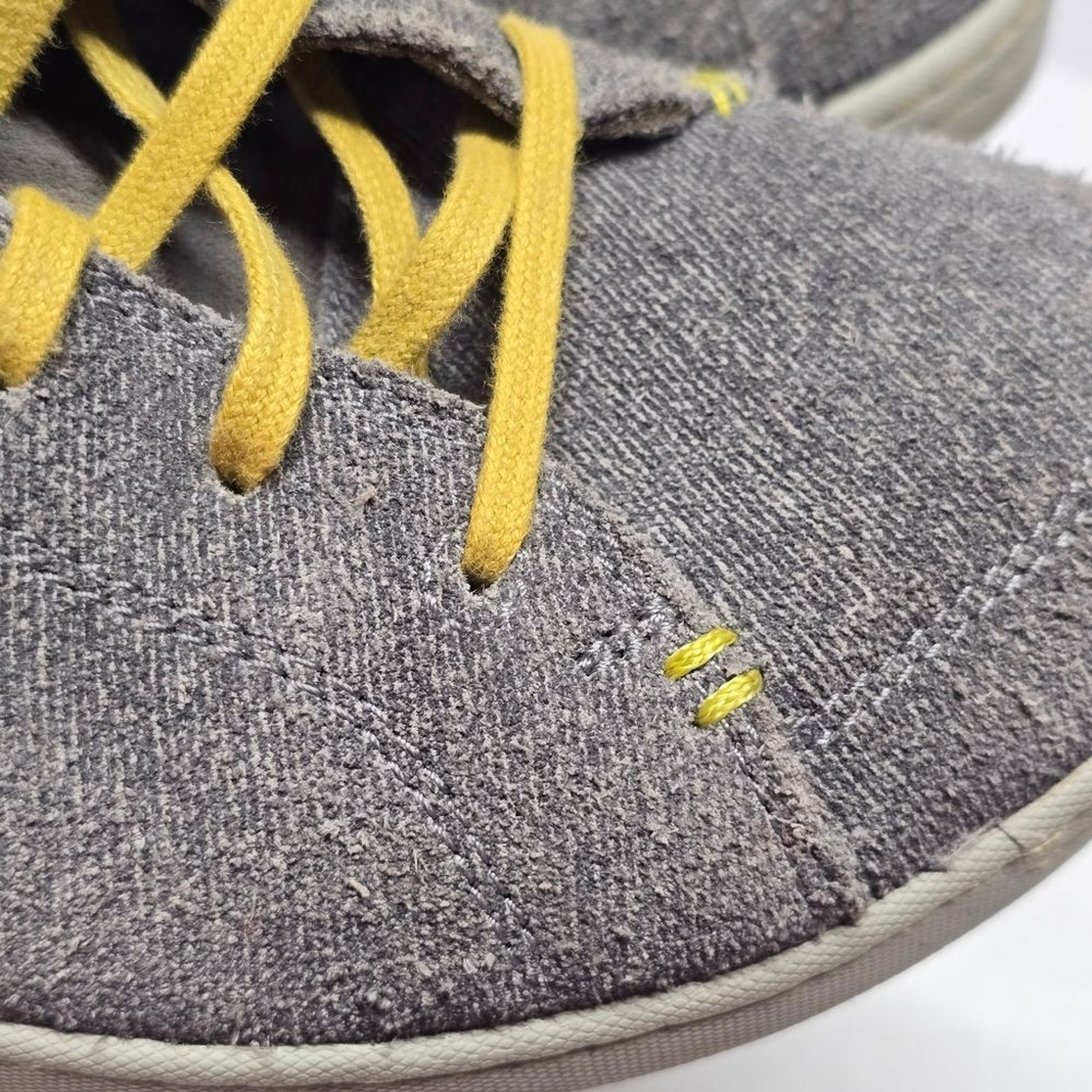 Ahnu Noe Gray Grey Genuine Leather Lace Up Casual Sneakers Women’s 7.5