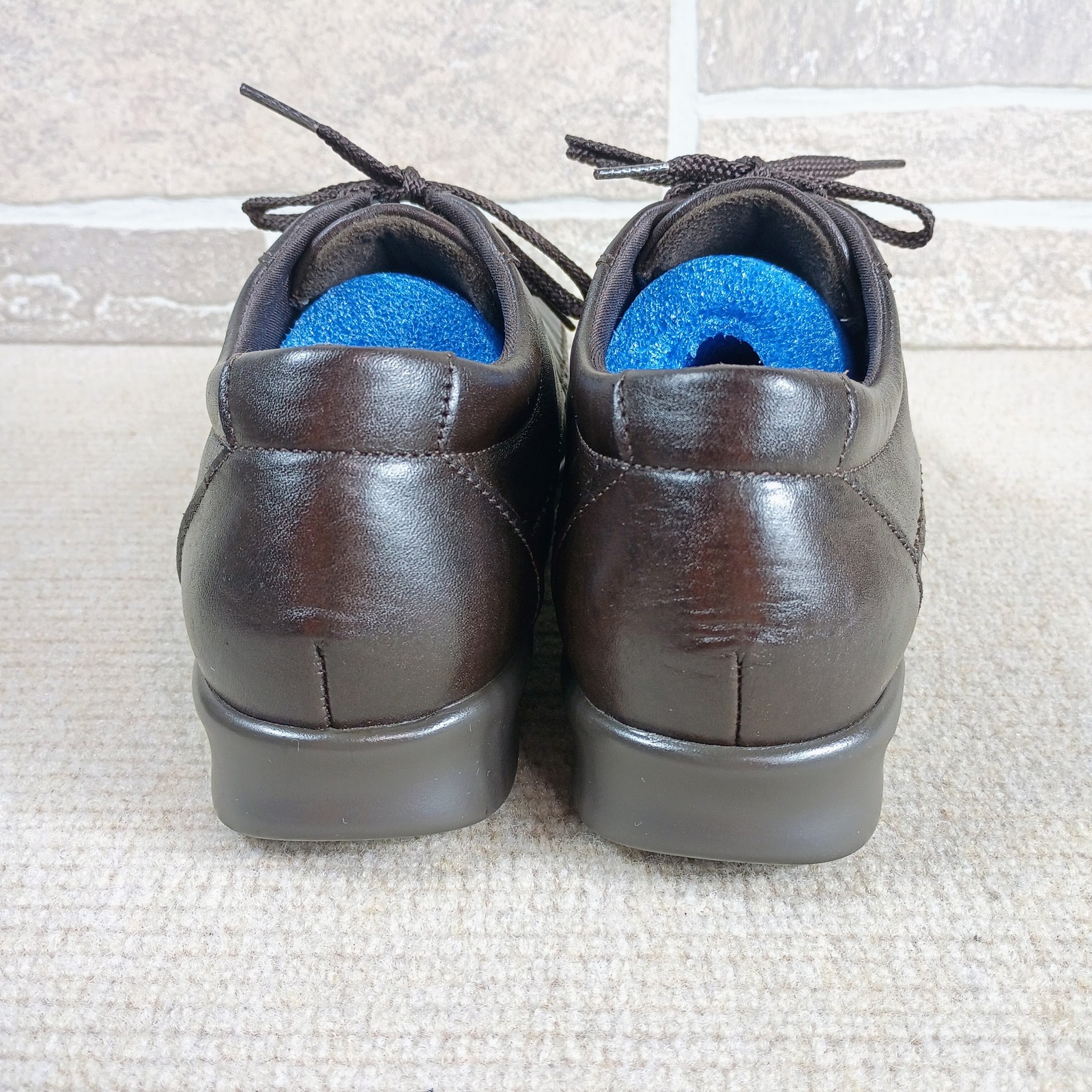 SAS Tripad Comfort Women’s 8 M Brown Leather Lace-Up Walking Shoes Made in USA