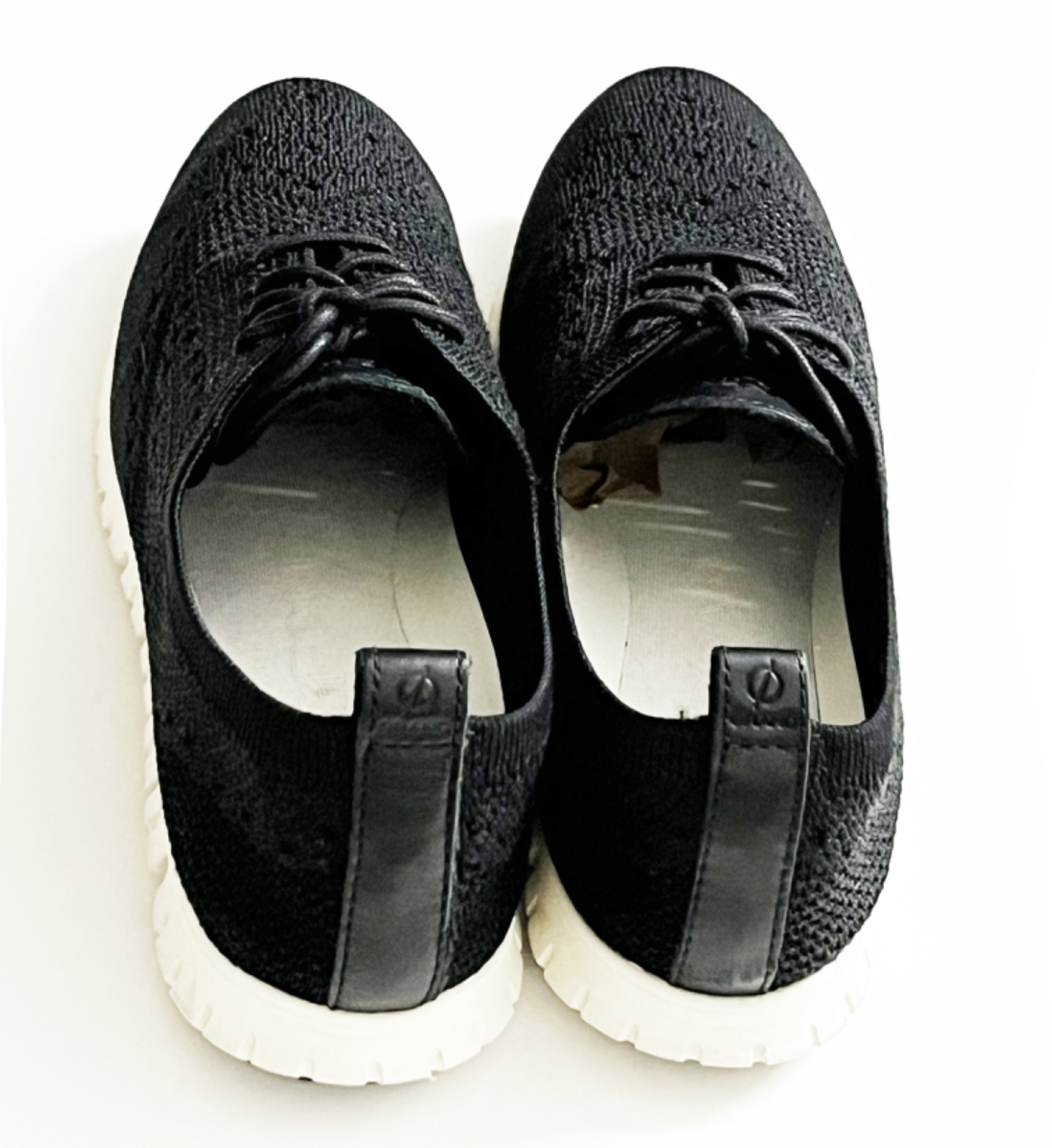 NEW• Cole Haan • Womens Light Oxford Sneakers Mesh Running Shoes Black Sz 7