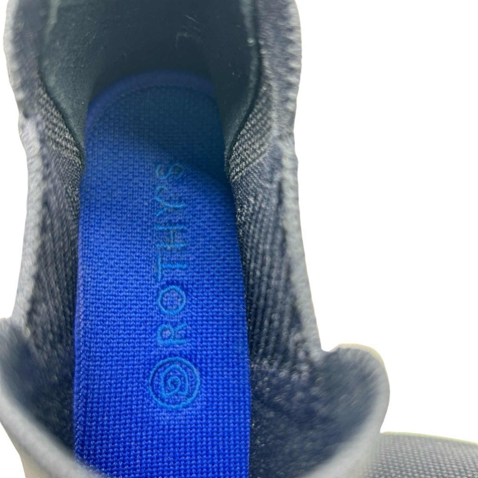 Rothy’s The Chelsea Nightfall Navy Size 9.5 Knit High Top Sneakers Sustainable