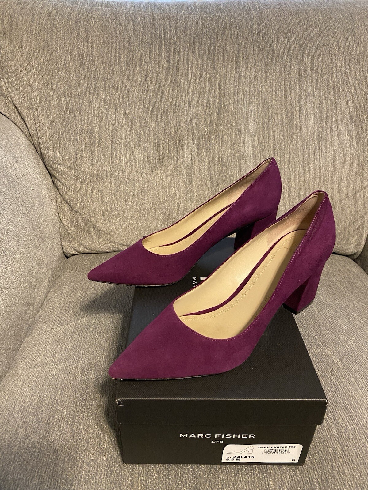 Marc Fisher Zala Deep Purple Pumps in EXCELLENT CONDITION 8.5M